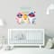 RoomMates Baby Shark Peel & Stick Giant Wall Decal Set with Alphabet